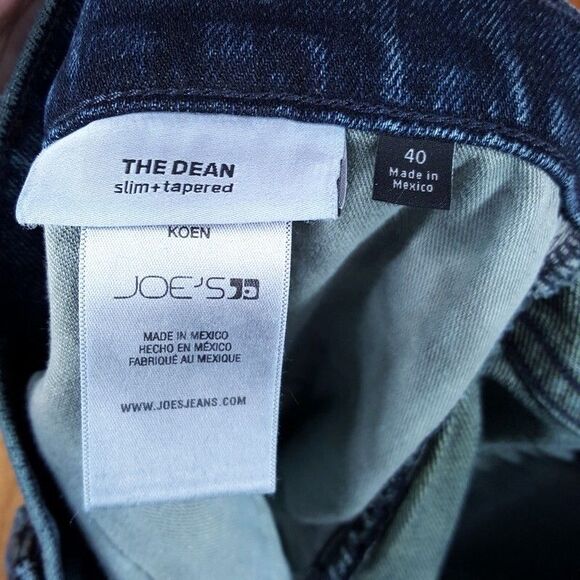 JOES Jeans Mens Size 40 Dark Wash Slim Tapered Stretch THE DEAN KOEN $208 - Picture 8 of 10